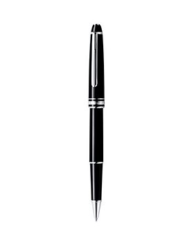 Montblanc - Meisterstuck Platinum-Plated Black Resin Classique Rollerball Pen