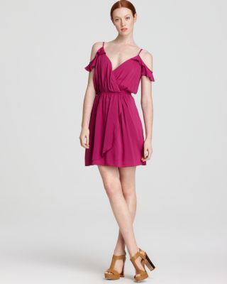 bcbgeneration flutter sleeve dress