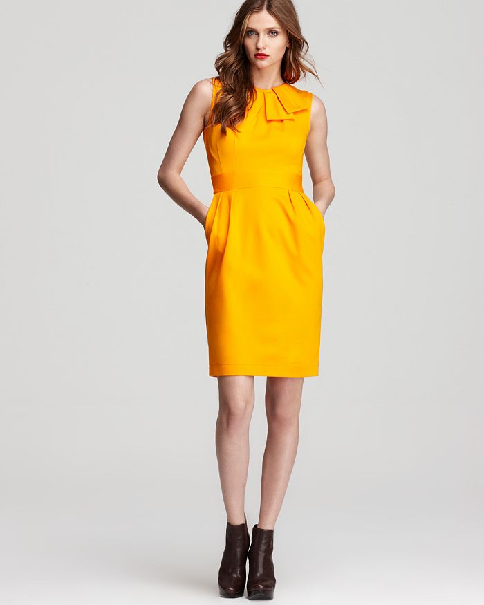 Robe Sans Manches Nanette Lepore Taille 8 - Taille Haute, Doublée, Gris Foncé - Occasion