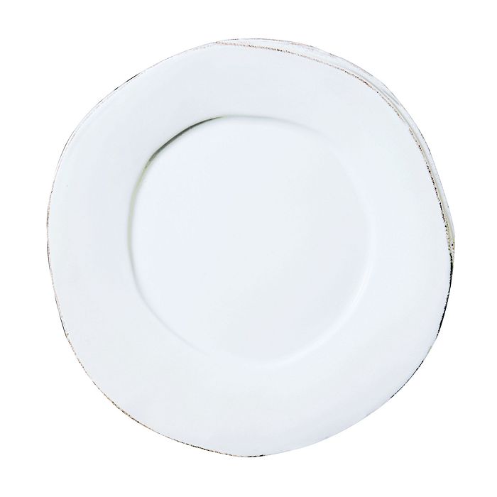 Shop Vietri Lastra Dinner Plate In White