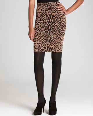 BCBGMAXAZRIA Skirt Leopard Bloomingdale s