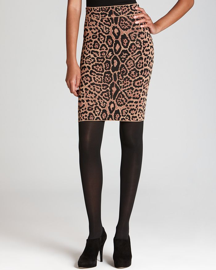 Leopard shop skirt bloomingdales