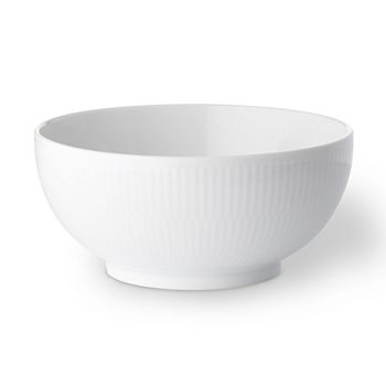 Royal Copenhagen - White Fluted Plain 7" Serving Bowl