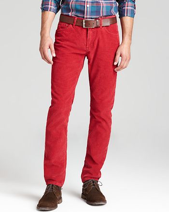 Gant by Michael Bastian Cords - Straight Fit in Red | Bloomingdale's