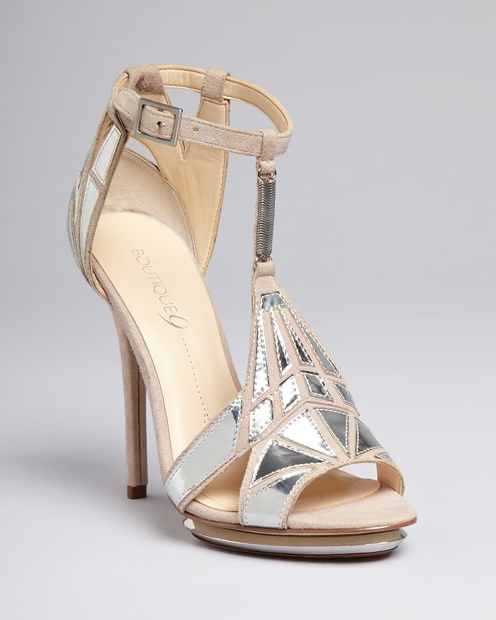 Platform store evening sandals