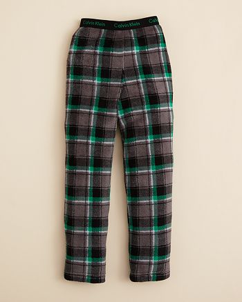 Calvin Klein Underwear Boys' Plaid Pajama Pants - Sizes XS-L |  Bloomingdale's