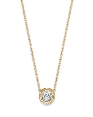 Bloomingdale's Diamond Pendant Necklace in 14K Yellow Gold, 0.25 ct. t ...