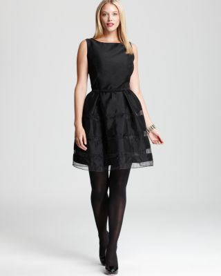 Taylor Dresses Plus - Shatung Party Dress