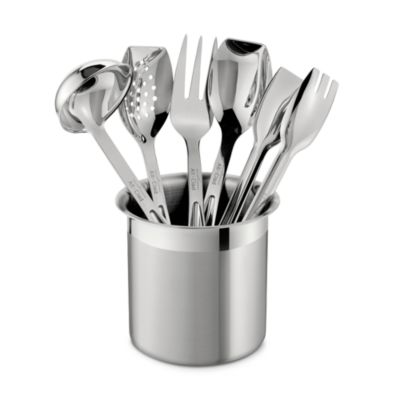 All-Clad - Stainless Steel Cook & Serve 6-Piece Tool Set