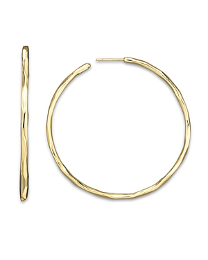 Ippolita 18K Gold #4 Glamazon Faceted Hoops Ippolita 18K Gold #4 Glamazon Faceted Hoops