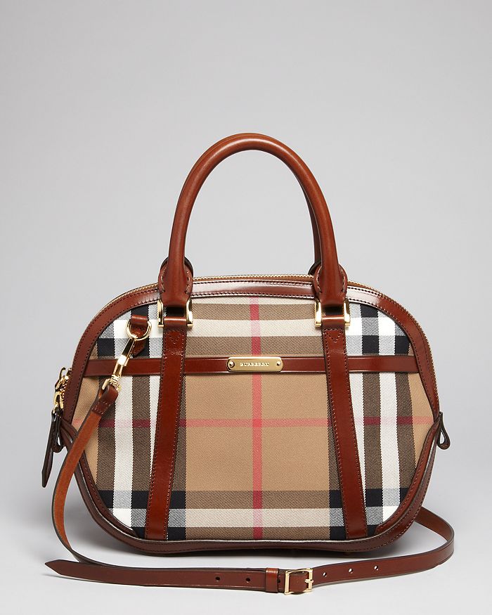 Burberry Satchel - Small Orchard Check | Bloomingdale's