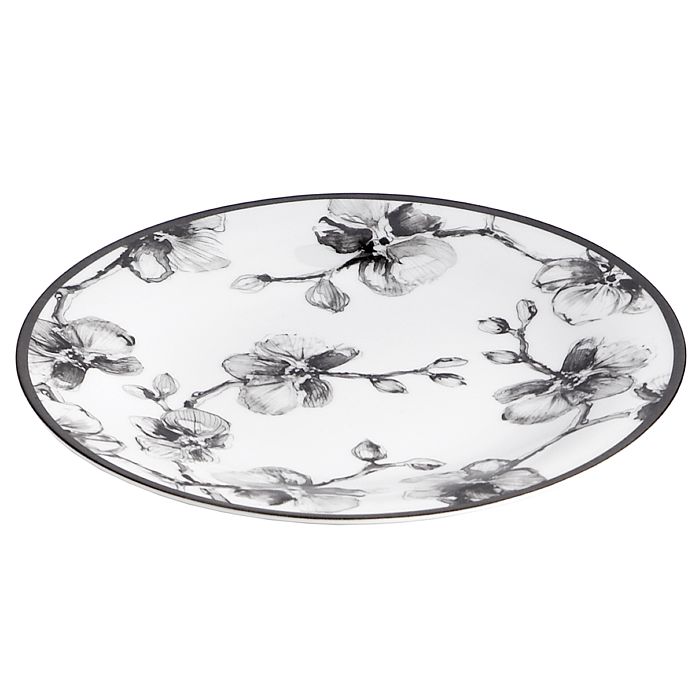 Shop Michael Aram Black Orchid Salad Plate In White