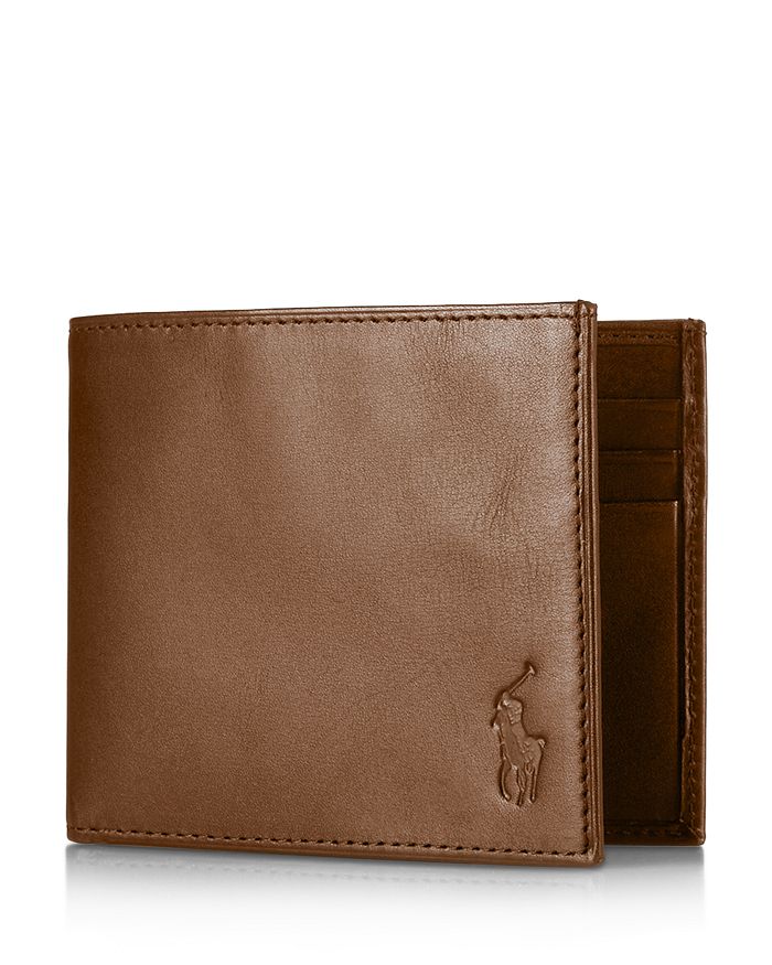 Polo Ralph Lauren Burnished Leather Billfold Wallet | Bloomingdale&#39;s