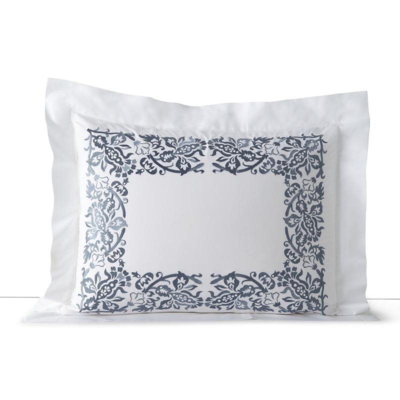 Sferra Saxon King Sham In Indigo
