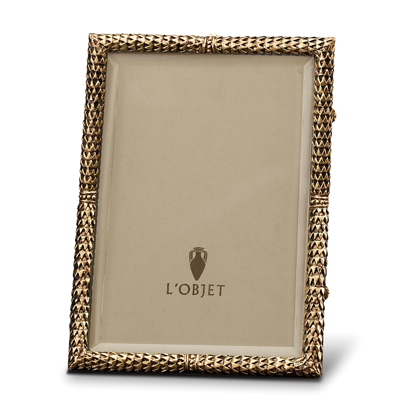 L'objet Scales Gold-plated 8" X 10" Picture Frame In Gold