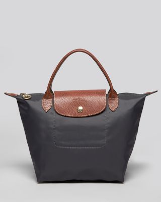 longchamp le pliage small nylon top handle tote