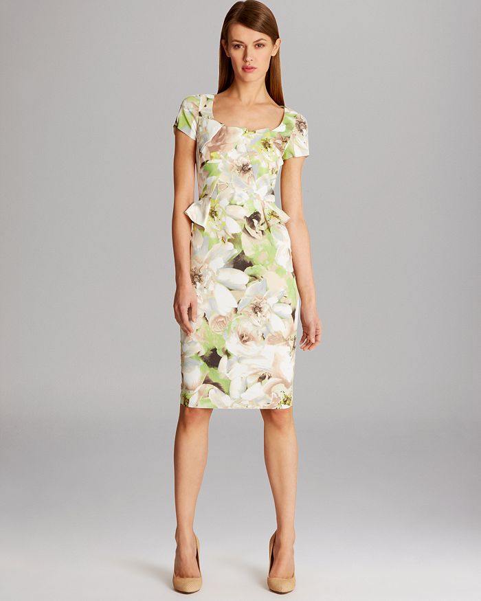 KAREN MILLEN Dress Painterly Floral Print Bloomingdale s