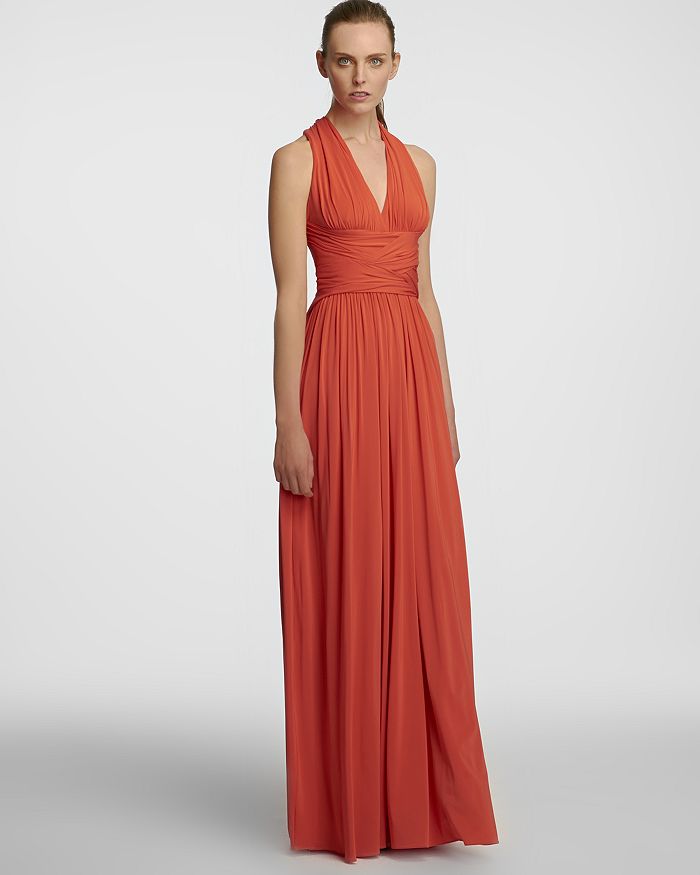 HALSTON Women's Sleeveless V-Neck Romper With Waist Sash - Casual Chic Jumpsuit