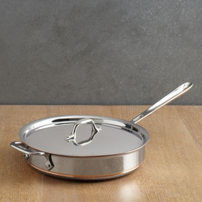 Copper Core 3 Quart Covered Saut&eacute; Pan