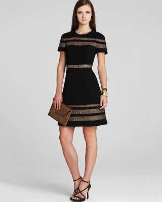 BCBGMAXAZRIA Dress - Kalli Lace Inset | Bloomingdale's Women