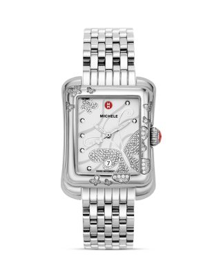 michele deco moderne diamond watch