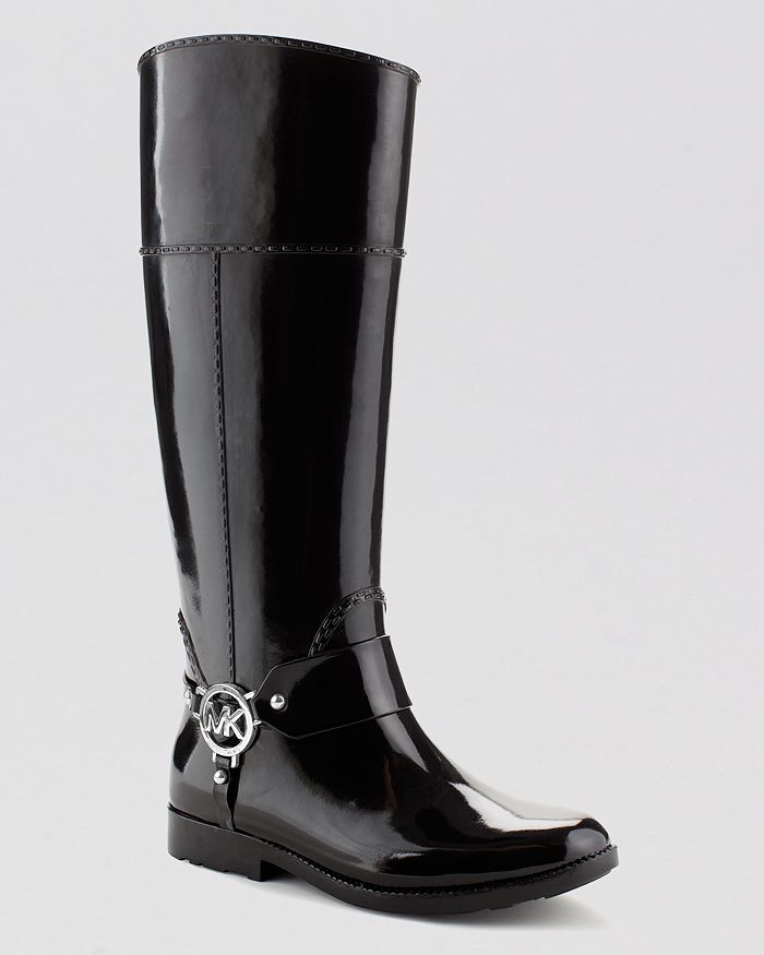 MICHAEL KORS Black Rain boots