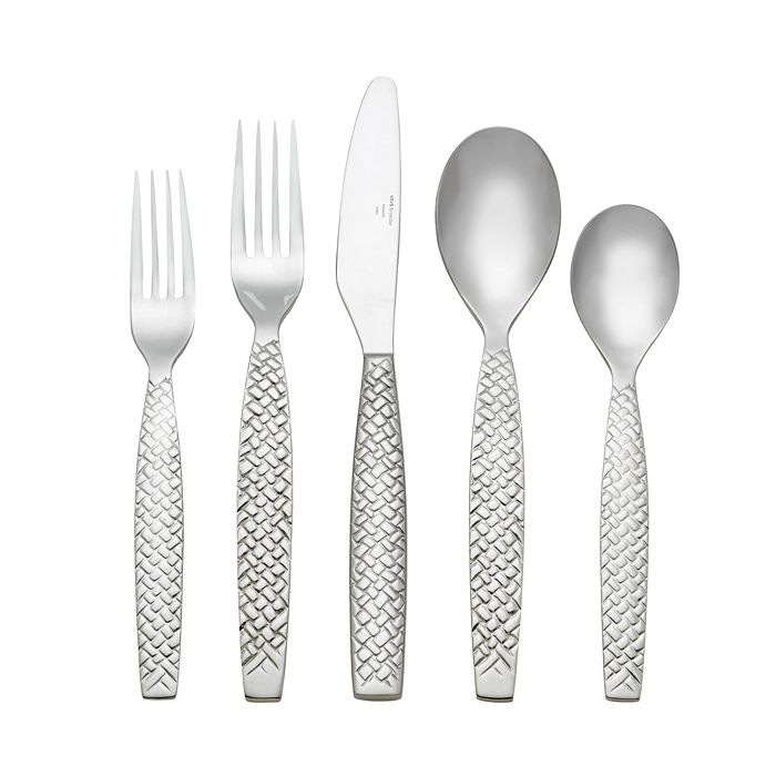 Reed & Barton Weave 45Piece Flatware Set Bloomingdale's
