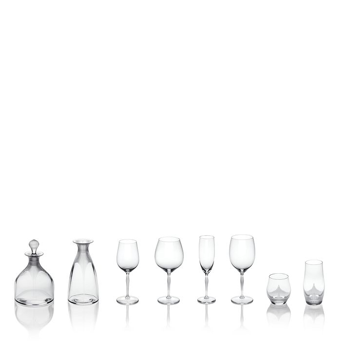 Shop Lalique 100 Points Bordeaux Glass In Clear