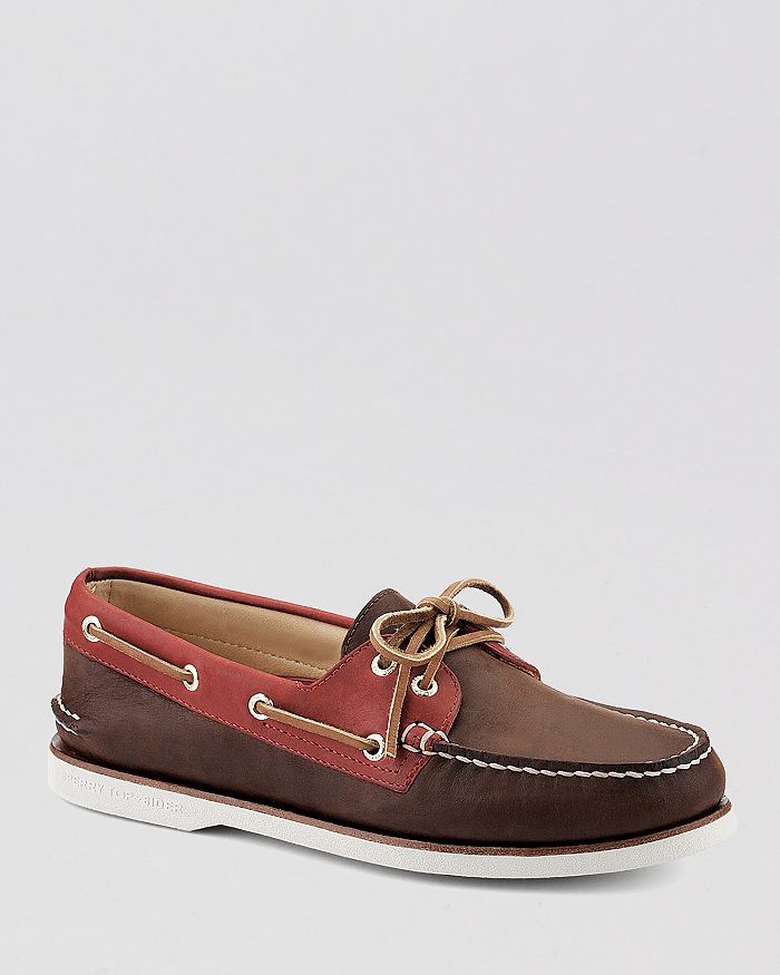 Sperry Men's Gold A/O 2-Eye Boat Shoes | Bloomingdale's