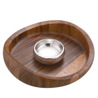 Nambé Butterfly Chip & Dip