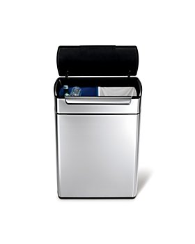 simplehuman - Simplehuman 46-Liter Touch-Bar Recycling Can