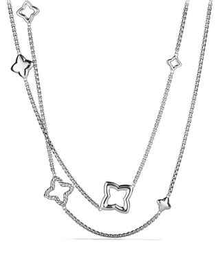 david yurman quatrefoil diamond necklace