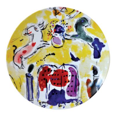 Bernardaud Marc Chagall Coupe Plate, Set of 6