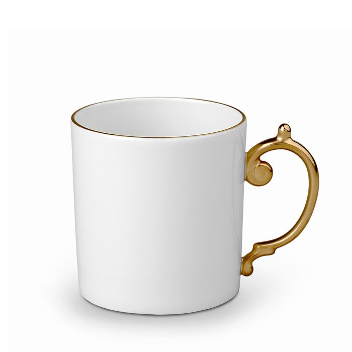 Shop L'objet Aegean Mug In White/24k Gold
