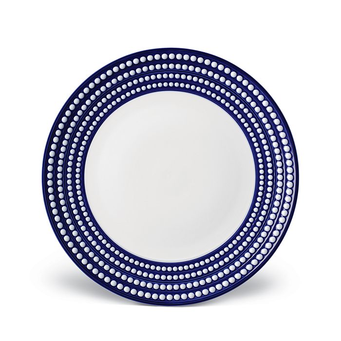L'objet Perlee Bleu Charger In Blue, White