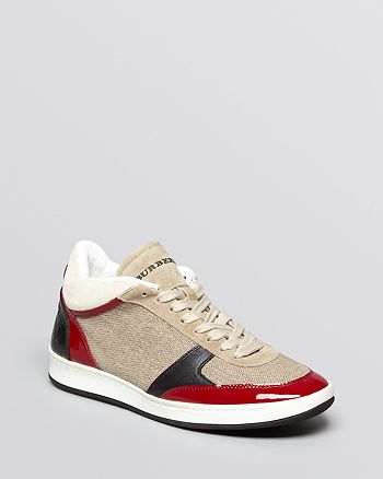 Burberry Lace Up Sneakers - Woodfall Trainer | Bloomingdale's