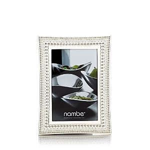 Shop Nambe Beaded Frame, 4 X 6 In Silver Plate