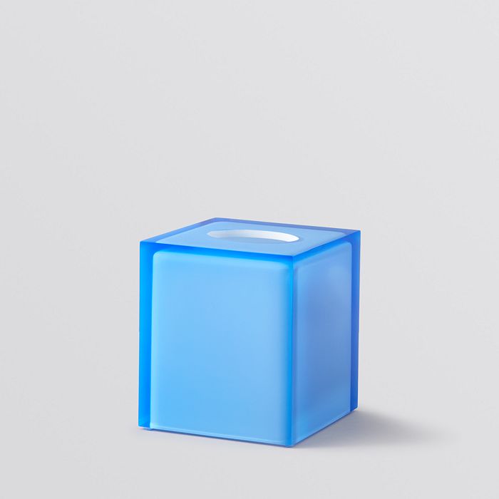 Jonathan Adler Tissue Box Cover In Blue