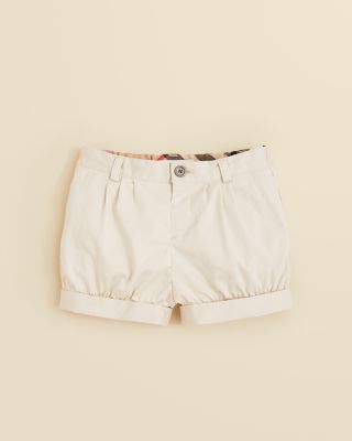 girls burberry shorts