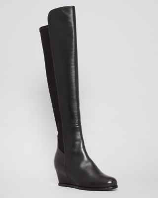 stuart weitzman boots wedge