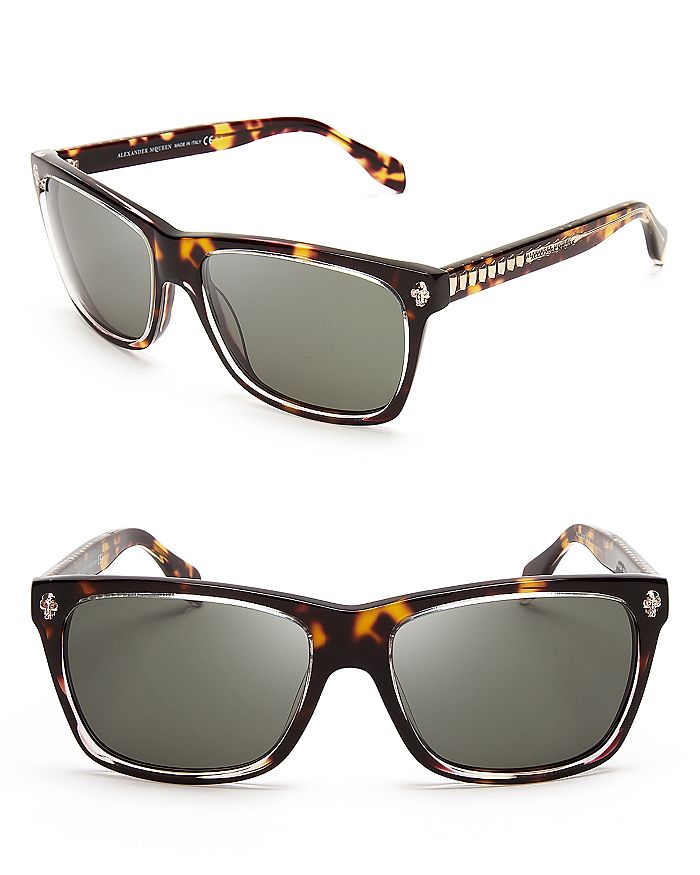 Alexander mcqueen skull wayfarer sunglasses deals