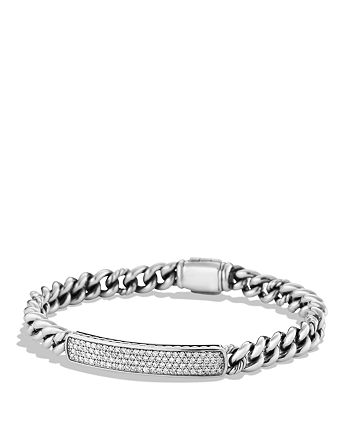 David Yurman Petite Pavé ID Bracelet with Diamonds | Bloomingdale's
