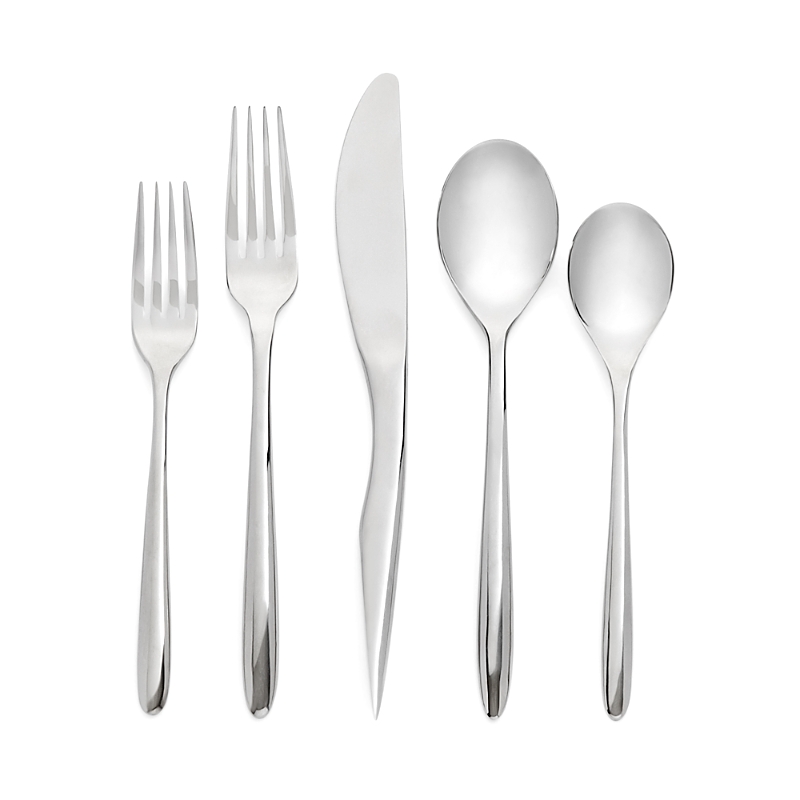 Nambe Dune 5-piece Place Setting In Silver
