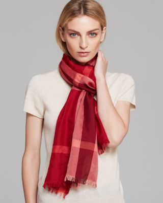 burberry silk cashmere scarf