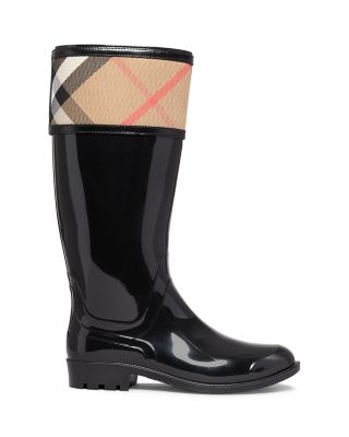 Burberry Rain Boots - Crosshill Housecheck | Bloomingdale's