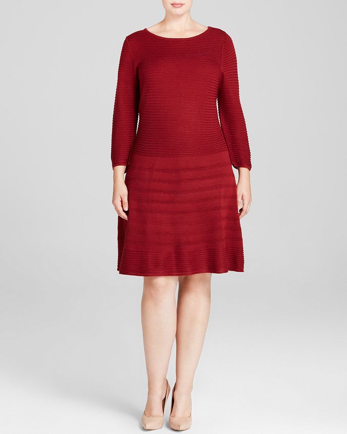 BB Dakota Plus Aysha Rib Knit Sweater Dress Bloomingdale s