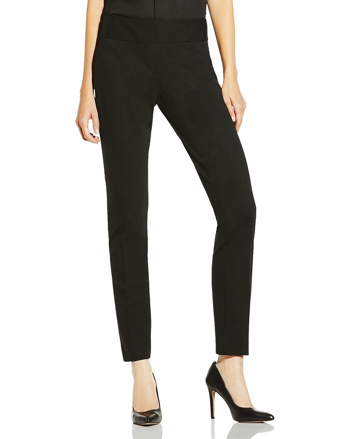 Vince Camuto Straight Ankle Pants In Rich Black