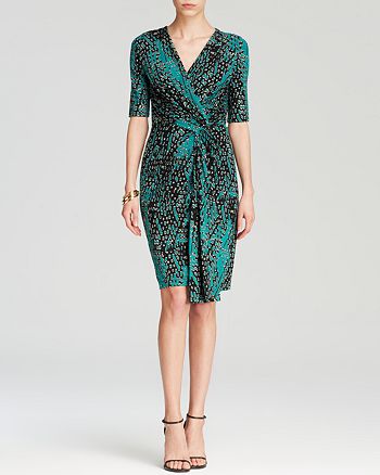 Adrianna Papell Twist Front Dress | Bloomingdale's