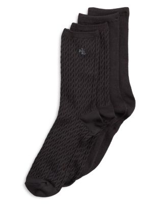 ralph lauren women's black socks