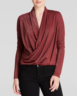 twenty tees - Faux Wrap Top
